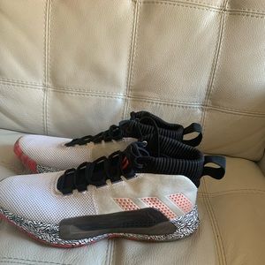 Adidas F36561 Damian Lillard YKWTII Men's Size 11 Red/White/Black